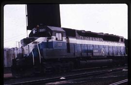 Great Northern Diesel Locomotive 327 at Seattle, Washington, 1967