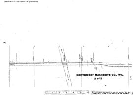 Plat Map of Great Northern Facilities at Northwest Magnesite Co., Washington, 1965