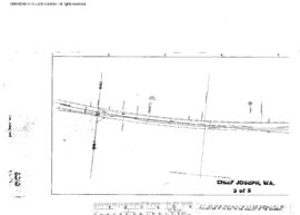 Plat Map of Great Northern Facilities at Chief Joseph, Washington, 1953