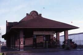 Northern Pacific Depot in Centralia, Washington in 1988.