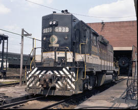 Southern Railway Company diesel locomotive 5030 at Alexandria, Virginia on July 5, 1982.