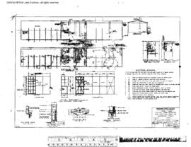 Northern Pacific Engineering Drawing, Signal and Section Crew Building at Superior, Montana, 1969