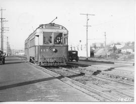 Seattle & Rainier Valley Railway Car 115 in Seattle, Washington, 1936
