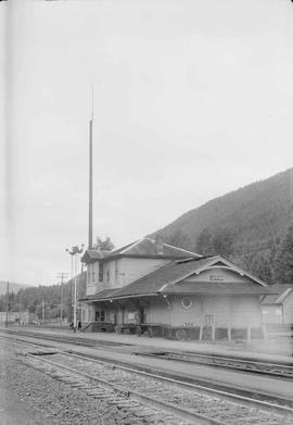 Northern Pacific station at Lester, Washington, in 1963.