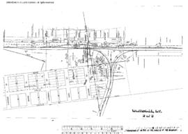 Plat Map of Northern Pacific Facilities at Whitehall, Montana, 1945