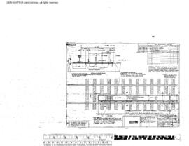 Northern Pacific Engineering Drawing, Car Shop, One Spot at Missoula, Montana, 1968