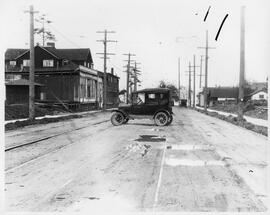 Seattle Municipal Railway Track, Seattle, Washington, circa 1920