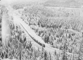 Northern Pacific Alaskan at Borup Loop, Washington, in 1945.