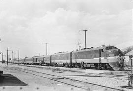 Northern Pacific Mainstreeter at Missoula, Montana, in 1968.