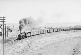 Northern Pacific steam locomotive 1362 at Attalia, Washington, in 1953.