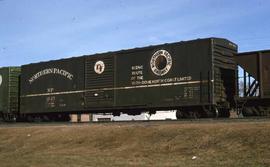 Northern Pacific box car 1125 in March 1975