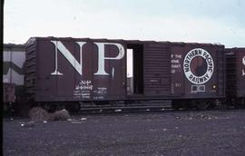 Northern Pacific box car 24367 at Pasco, Washington, in 1981.