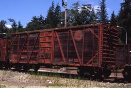 Northern Pacific box car 28417 at the Northwest Railway Museum in Snoqualmie, Washington, in 2005.