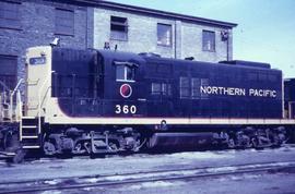 Northern Pacific 360 in St. Paul, Minnesota, in 1967.