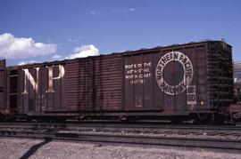Northern Pacific box car 2265 in Belen, New Mexico, in 1978.