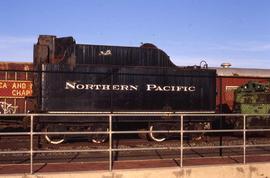 The tender of Northern Pacific 2152 at Northern Pacific Railway Museum in Topenish, Washington, i...