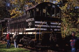 Northern Pacific Terminal Company 30 operating on the Lake Whatcom Railway at Wickersham, Washing...